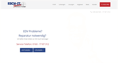 Desktop Screenshot of esch-it.de